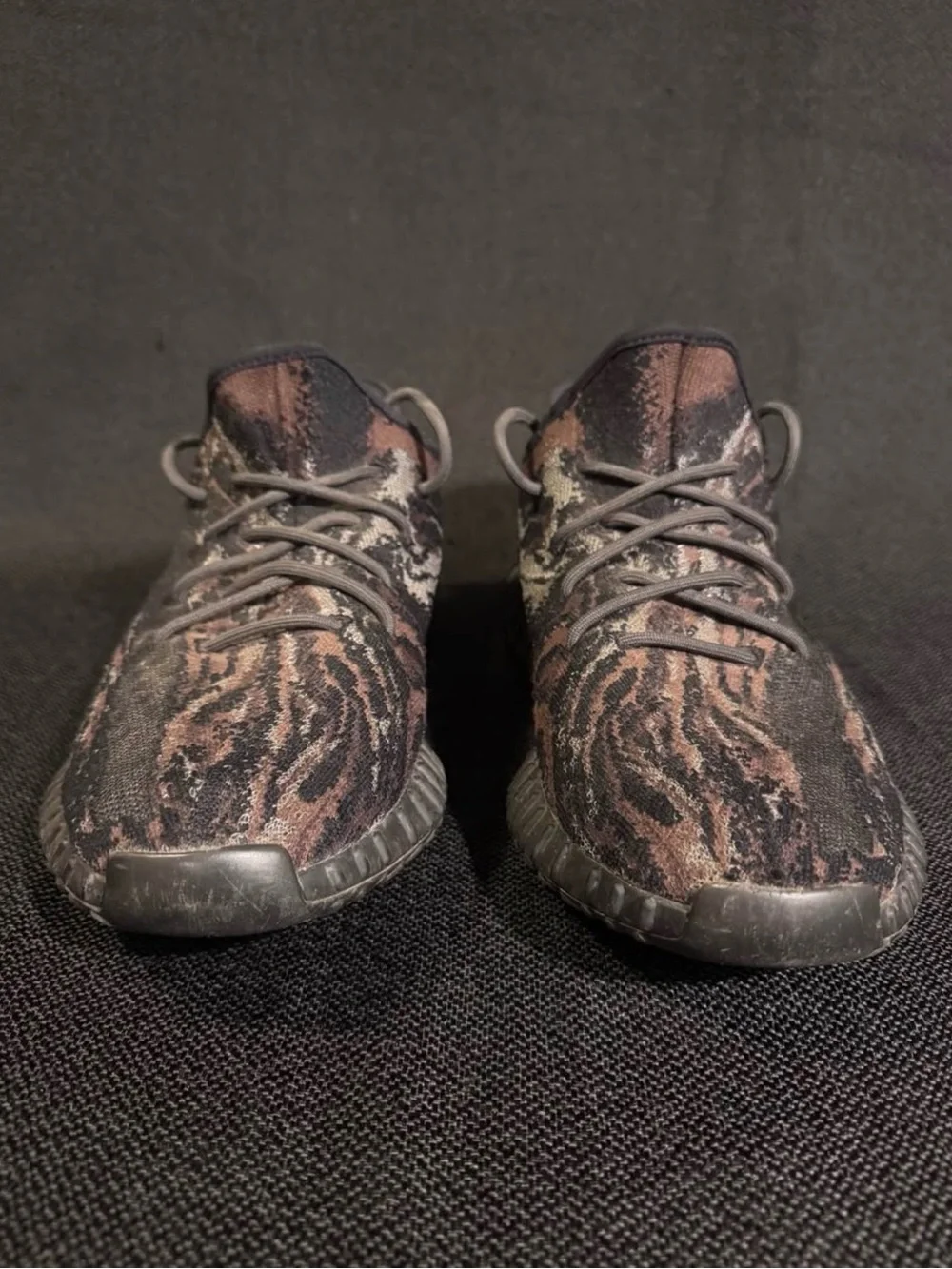 adidas Yeezy Boost 350 V2 Black with Brown/Gray Pattern
